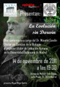 Conferencia «La evolución sin Darwin», a cargo de Máximo Sandín