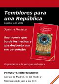 Presentación del libro Temblores para una República, de Juanma Velasco