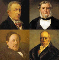 duque de Rivas, Salustiano Olózaga, Mesonero Romanos, Alcalá Galiano
