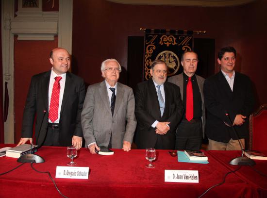 Basilio Rodríguez Cañada, Gregorio Salvador, Juan Van-Halen, Luis Alberto de Cuenca, Carlos García