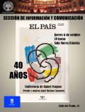 40 años de El País. Conferencia a cargo de Rafael Fraguas