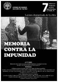Lectura dramatizada "Memoria contra la impunidad"