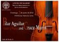 Concierto de violín y piano, a cargo de Grace Marín y Pilar Aguilar.