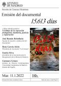 Emisión del documental 15.613 y Mesa redonda "Víctimas de la represión franquista: memoria, justicia y reparación"