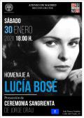 Homenaje a Lucía Bosé. Con la proyección de la película Ceremonia Sangrienta, de Jorge Grau