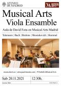 Musical Arts Viola Ensemble. Aula de David Fons en Musical Arts Madrid