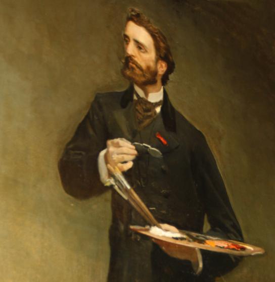 Retrato de Eduardo Rosales, por Joaquín Sorolla y Bastida (Valencia, 1863 – Cercedilla, Madrid, 1923)