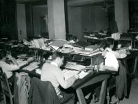 Estudiantes en la biblioteca del Ateneo, años 50