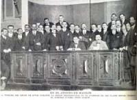 Tribuna Salón de Actos del Ateneo de Madrid.-Blanco y Negro 9-4-1916 