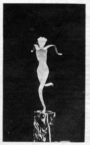 "Carrera". Ramón Acín, 1931.Plancha de aluminio recortada. 