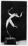 "La danza". Ramón Acín, 1931. Plancha de aluminio recortada.