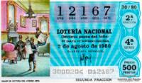 Décimo de la Lotería Nacional de 8 de agosto de 1980 también estuvo dedicado al Ateneo.