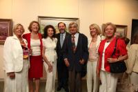 Inauguración exposición de pintura de Evaristo Guerra