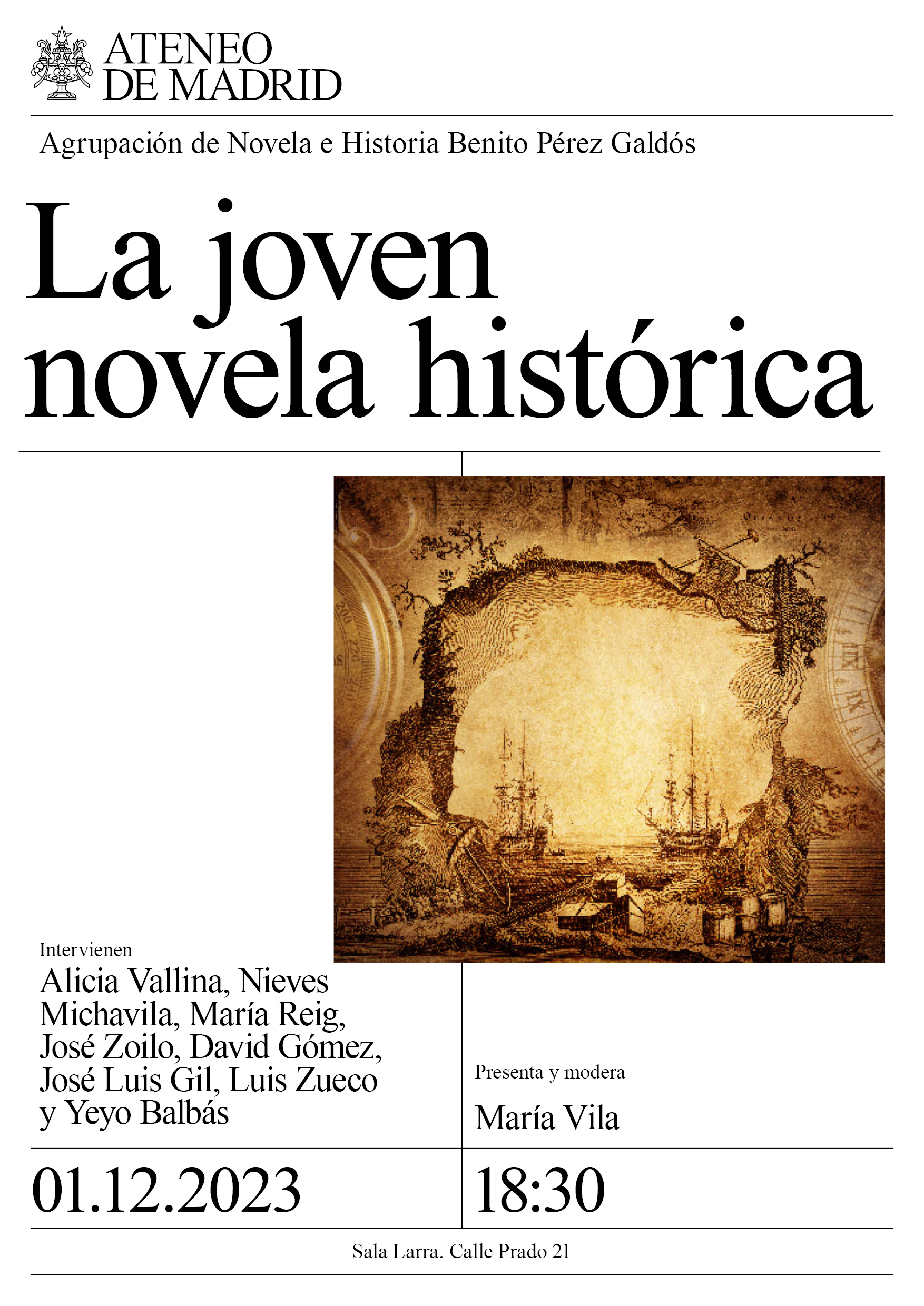La joven novela histórica - Ateneo Madrid